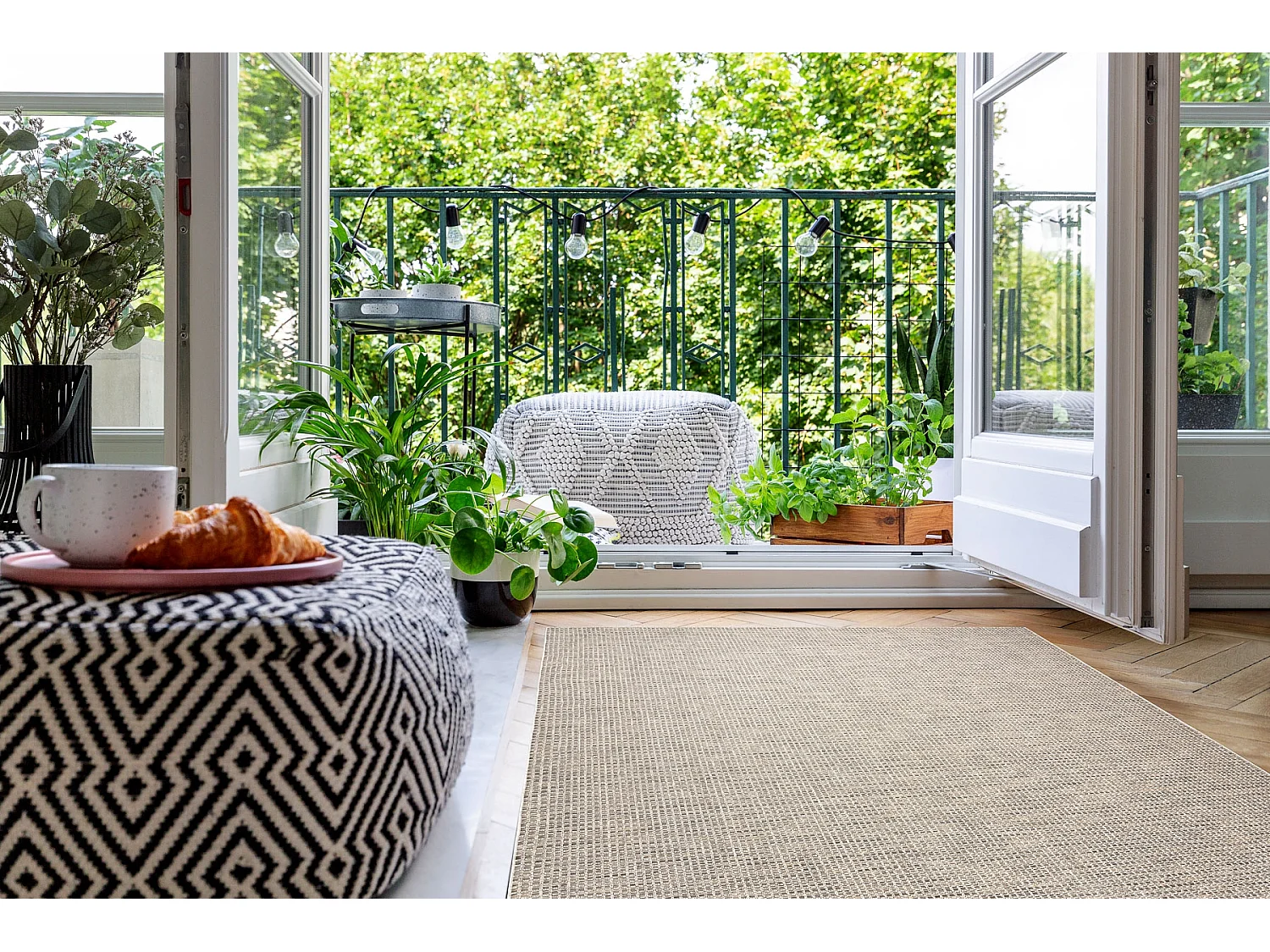 Sisal tapijt SISAL BOHO 46215051 beige  120x170 cm