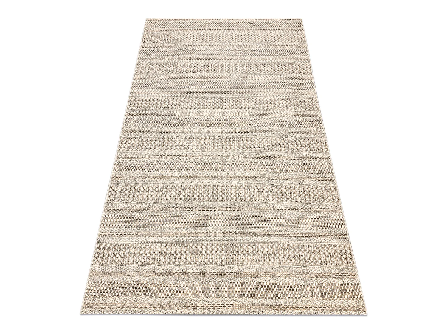 Tapis SIZAL BOHO 46209651 Rayures beige 160x230 cm