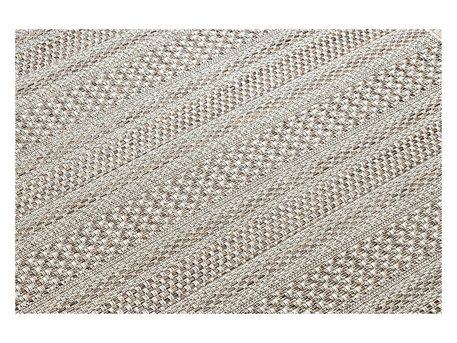 Tapis SIZAL BOHO 46209651 Rayures beige 160x230 cm
