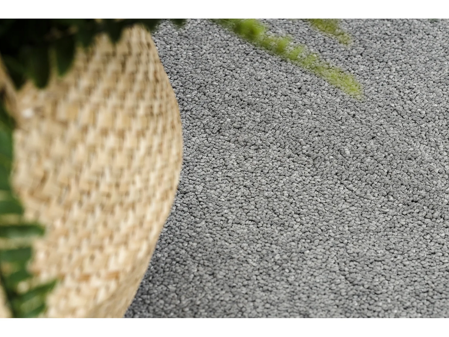 TAPIS - MOQUETTE CASHMERE gris 108 plaine 150x200 cm