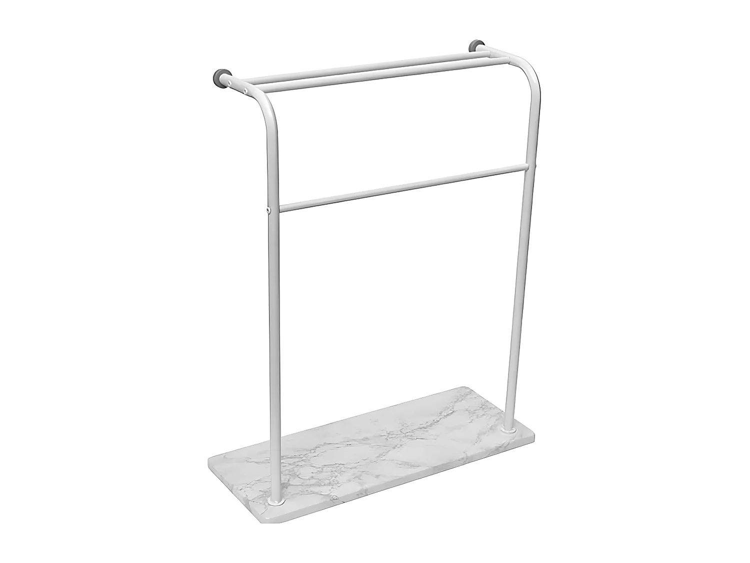 Porte serviettes 3 barres effet marbre