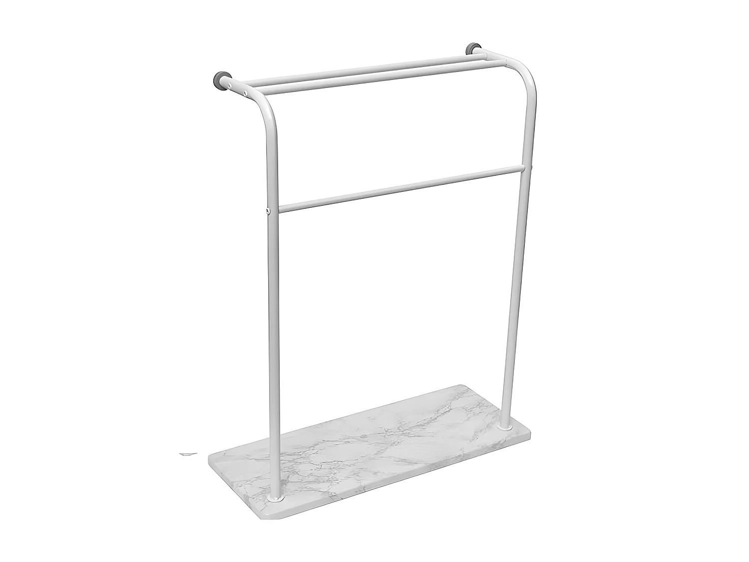 Porte serviettes 3 barres effet marbre