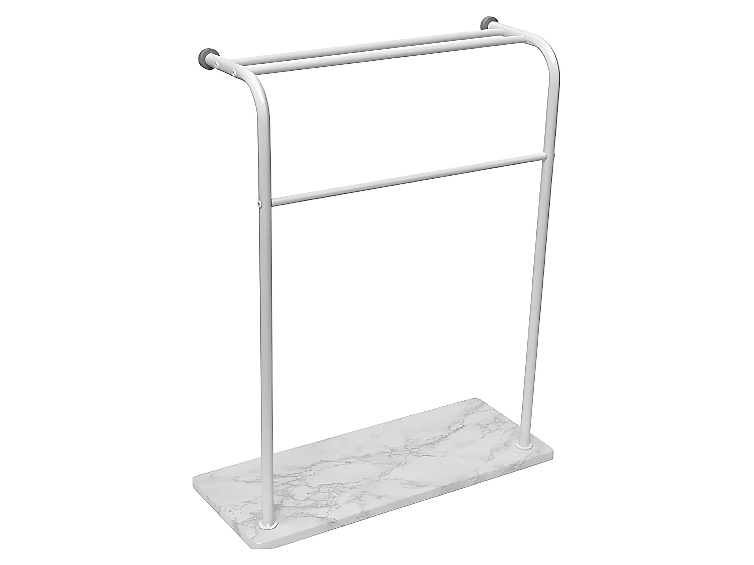 Porte serviettes 3 barres effet marbre