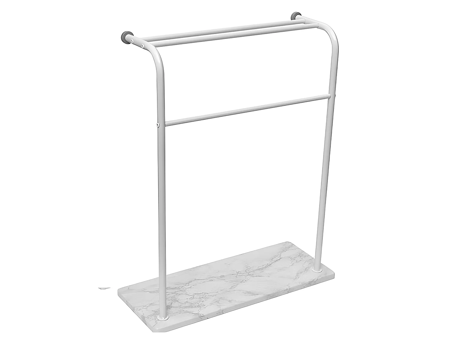 Porte serviettes 3 barres effet marbre