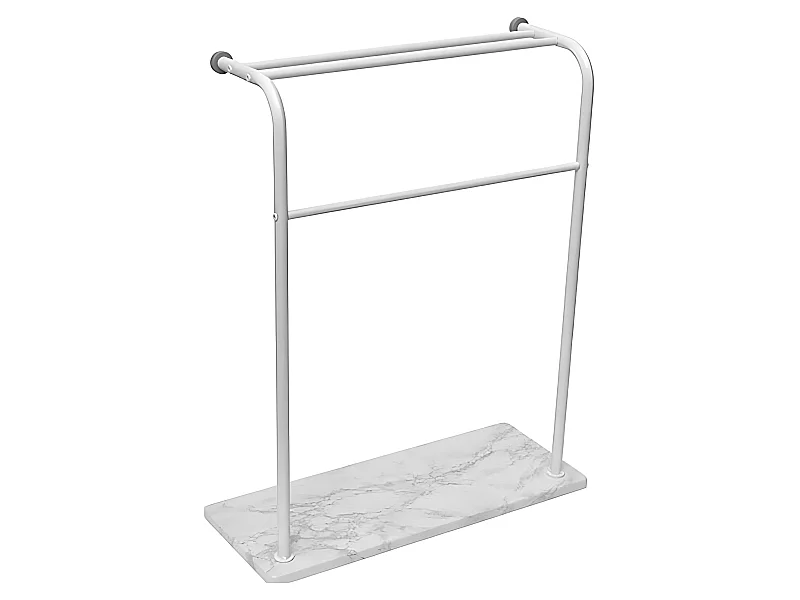 Porte serviettes 3 barres effet marbre