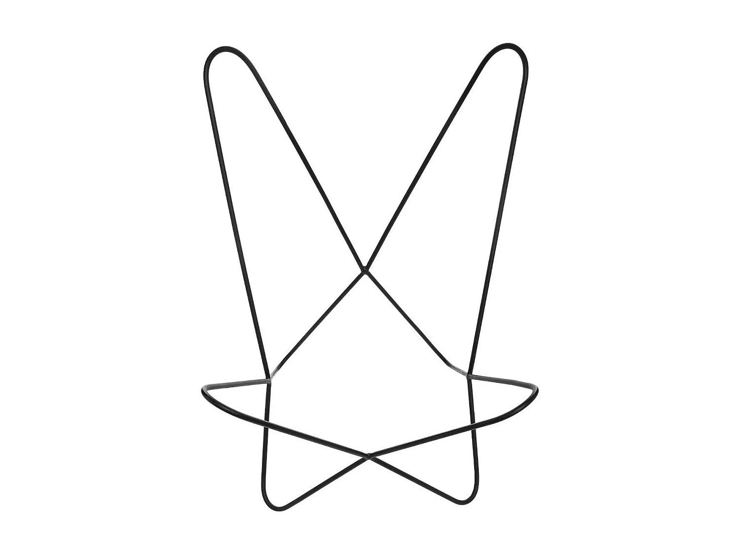 Structure de Fauteuil en Métal "Dario" 92cm Noir