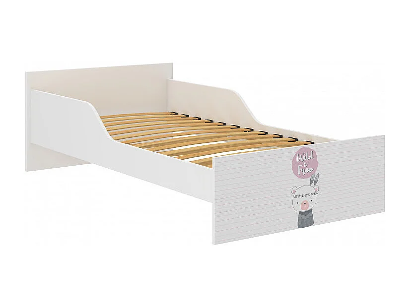 Lit enfant Pufi 80 x 160 Ours indien Livré avec sommiers