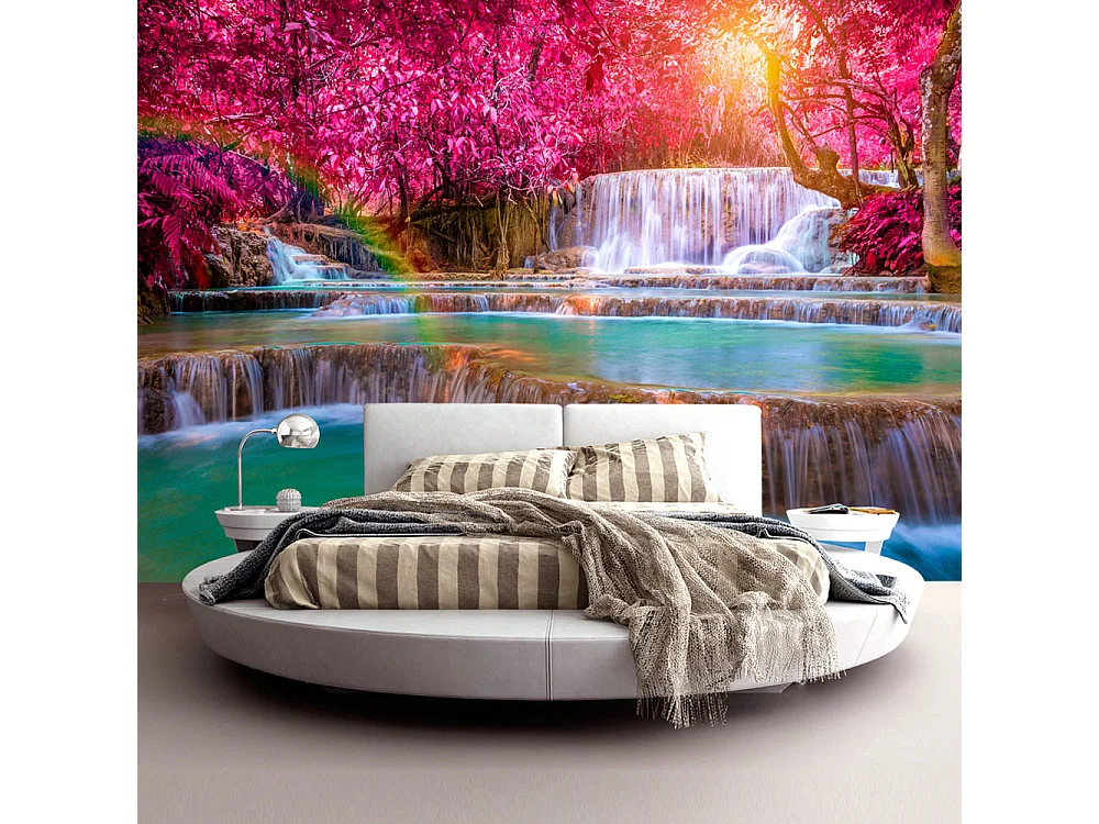 Fotomurale adesivo - Pink Cascades - 294x210