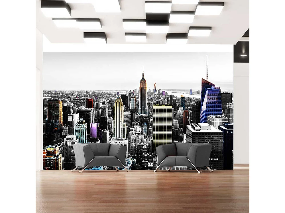 Fotomurale - Grattacieli iridescenti - 150x105