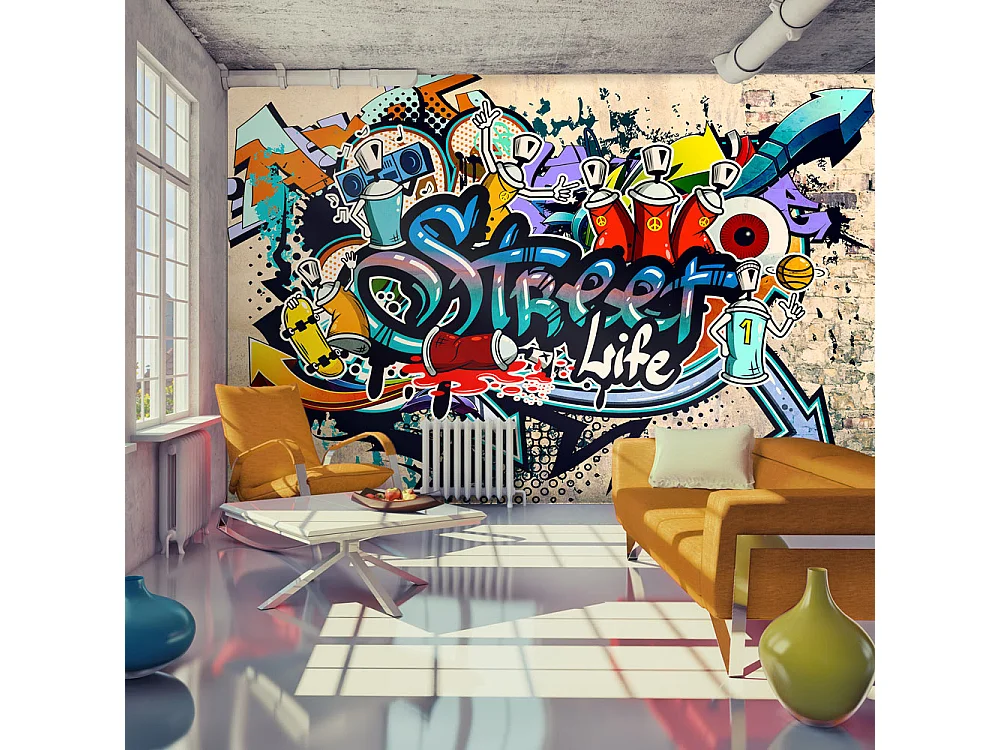 Fotomurale - Street Life - 350x245