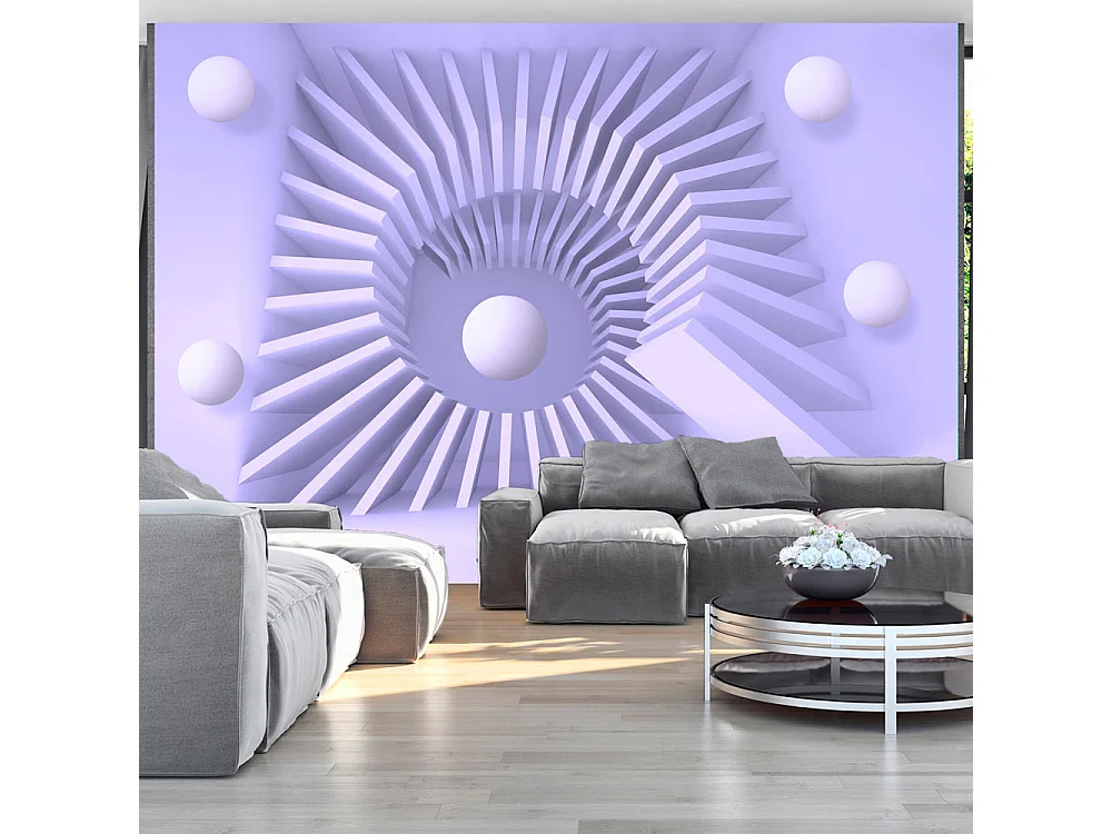Fotomurale adesivo - Lavender maze - 98x70