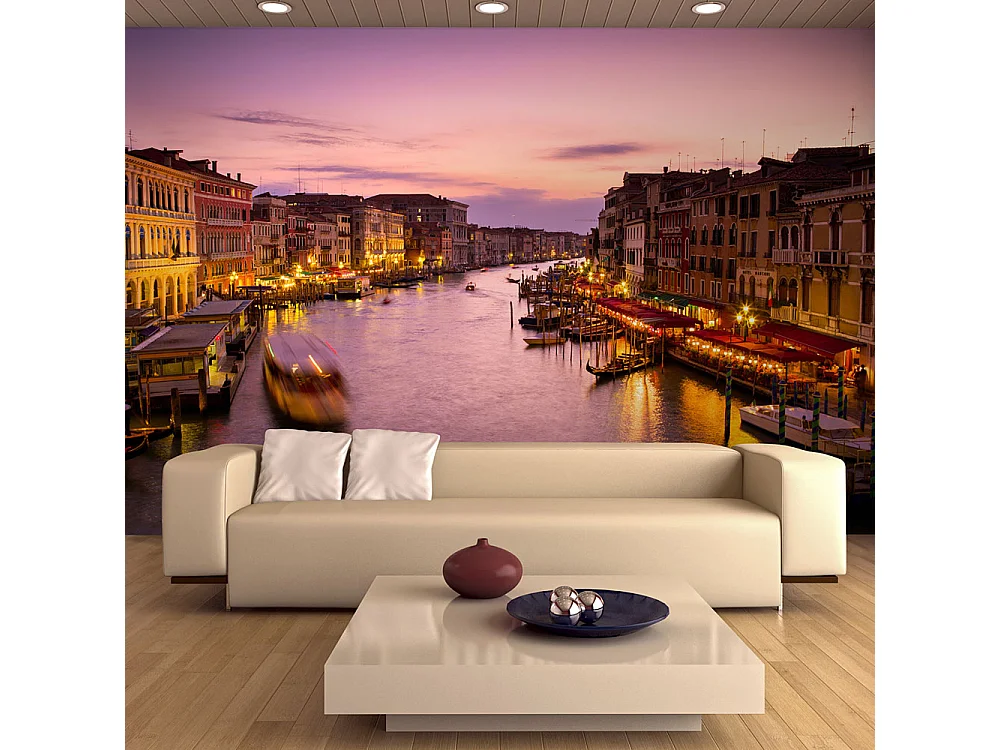 Fotomurale - Città degli innamorati: Venezia di notte - 400x309