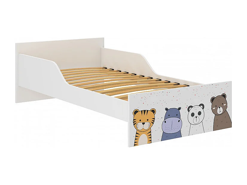 Lit enfant Pufi 80 x 160 Mini Zoo Livré avec sommiers