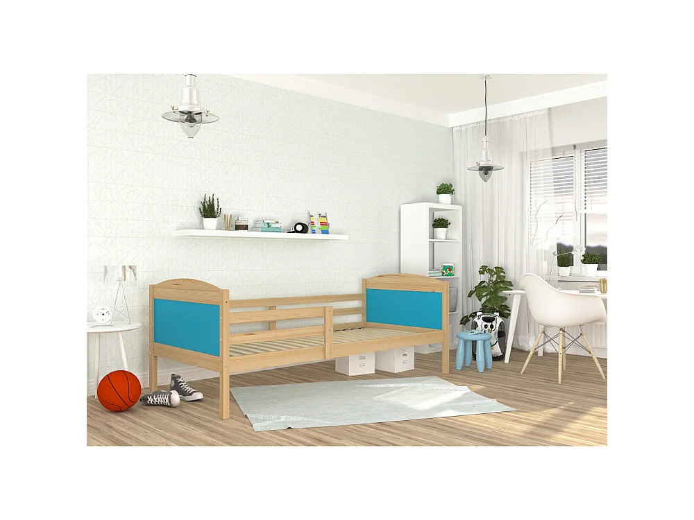 Lit Enfant Mati 90x190 Pin - bleu
