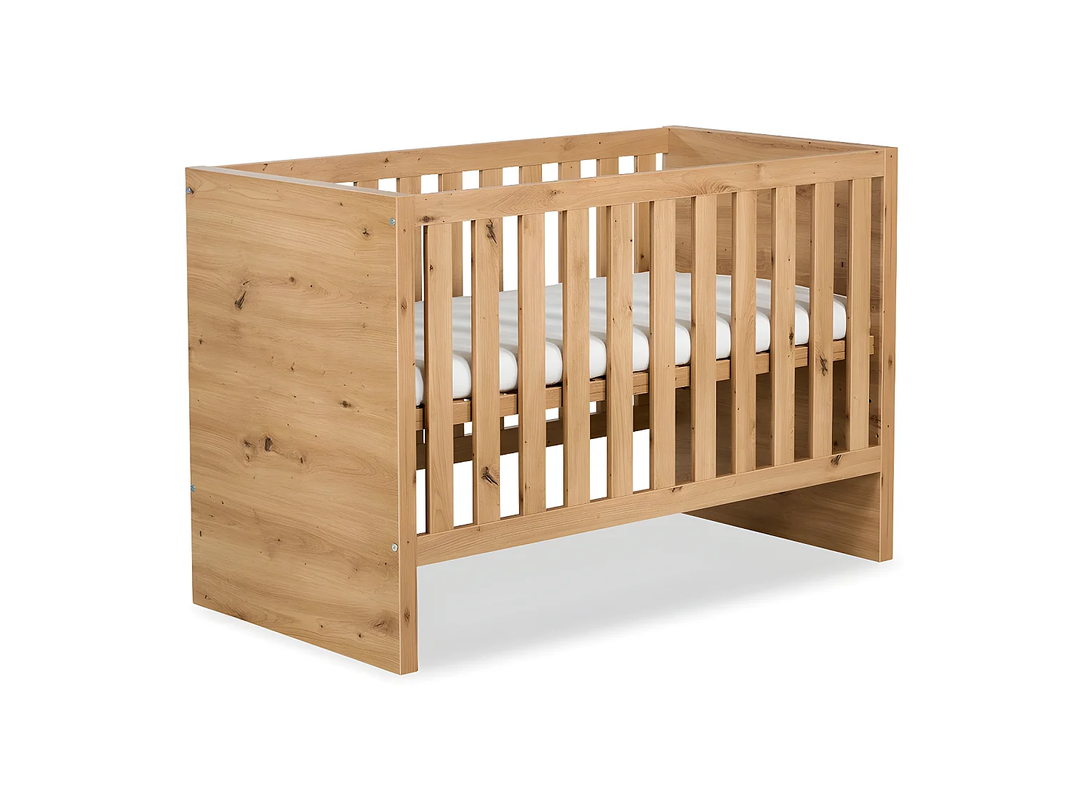 Lit Bébé Camelia Chêne 60x120 Pin