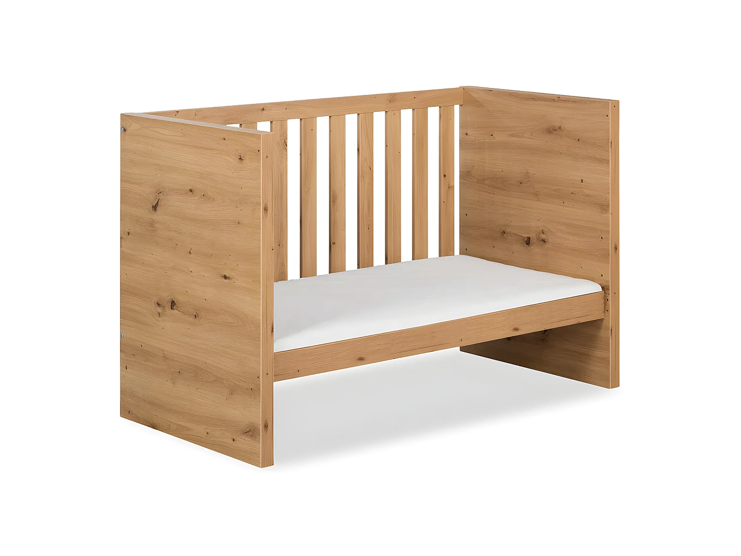 Lit Bébé Camelia Chêne 60x120 Pin