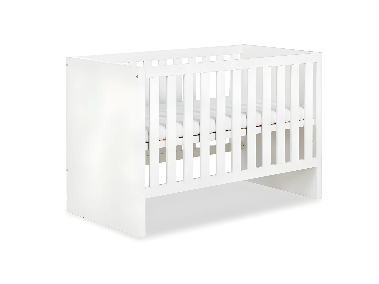 Lit Bébé Camelia  60x120 Blanc