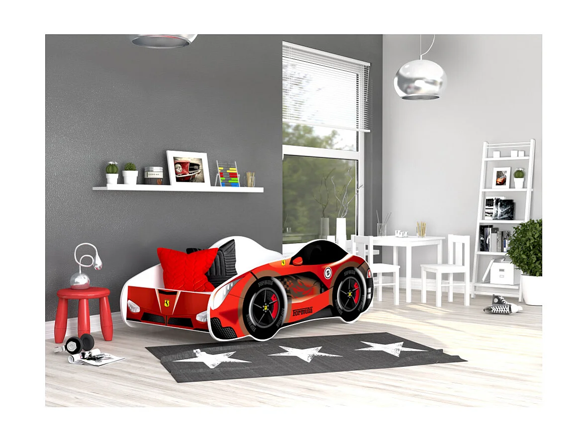 Lit Enfant Voiture 70x140 14 FERRARI Thème