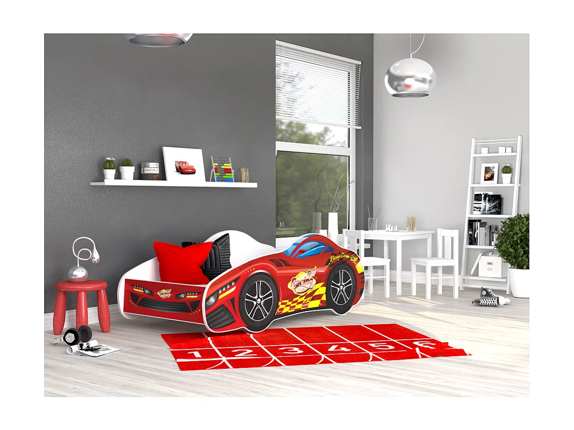 Lit Enfant Voiture 70x140 01 RACING Thème