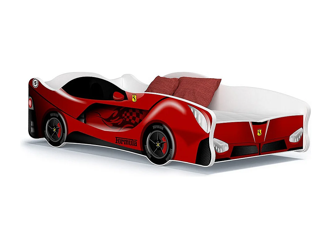 Lit Enfant Voiture 80x160 Ferrari Thème