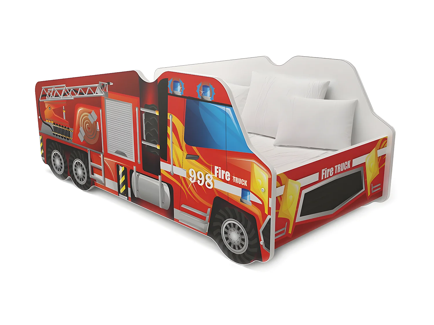 Lit Camion Pompier 70x140 Thème