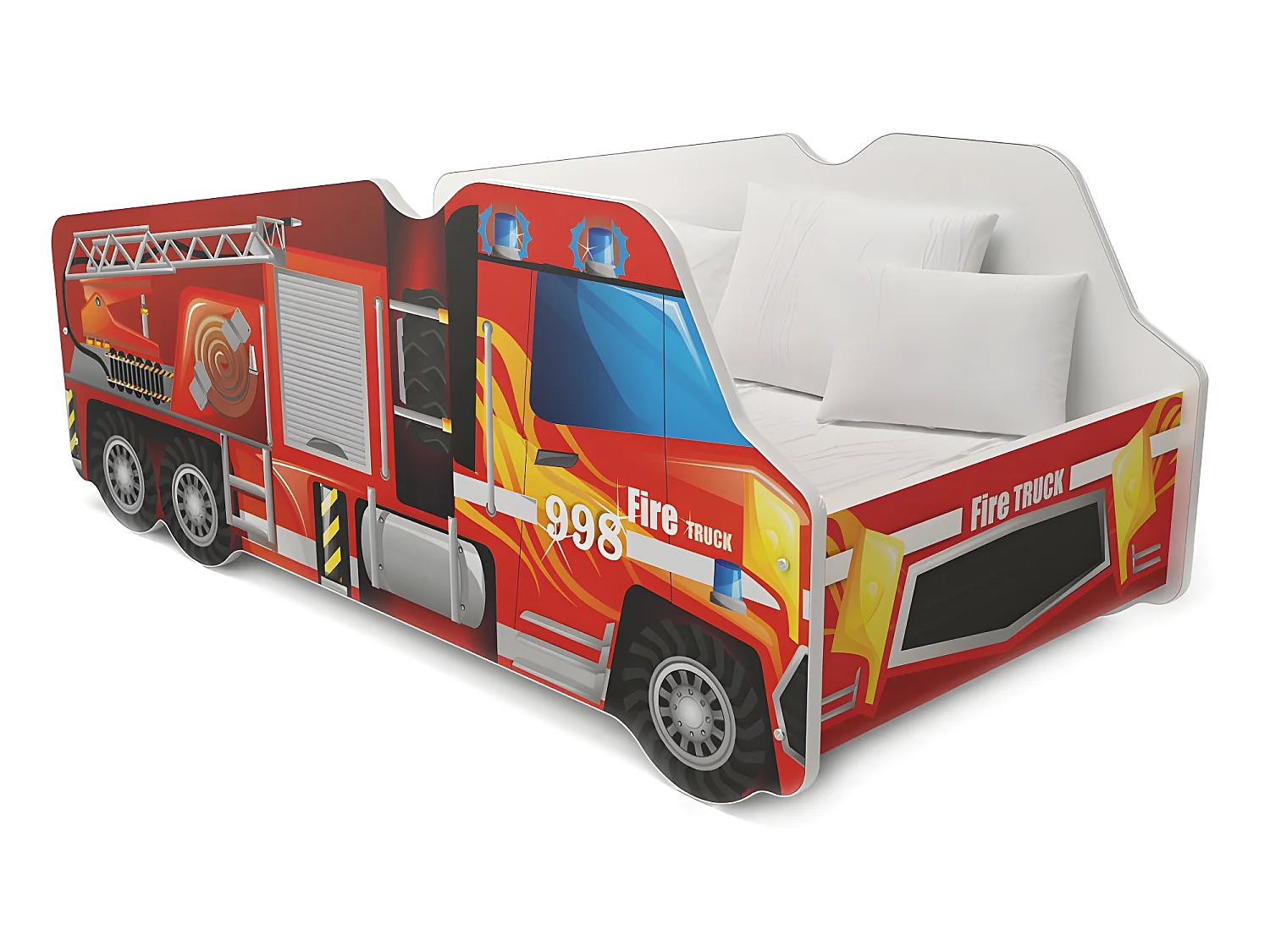 Lit Camion Pompier 70x140 Thème