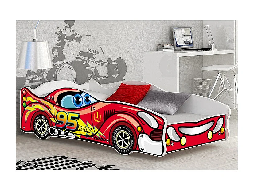 Lit Enfant Voiture 80x160 95 Rally Thème