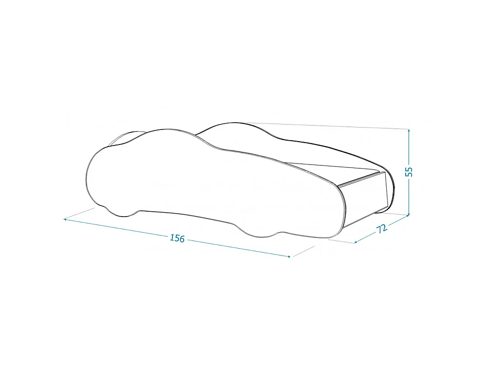 Lit Enfant Voiture 70x140 21 PAT PATROUILLE Thème Livré avec sommiers et matelas en mousse de 7cm