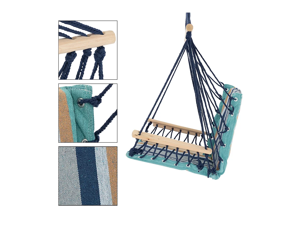 Sedia sospesa amaca relax multicolore 120 kg ECD Germany