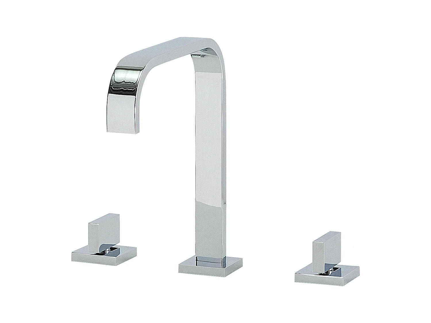 Robinet de lavabo KAGERA Laiton Argenté