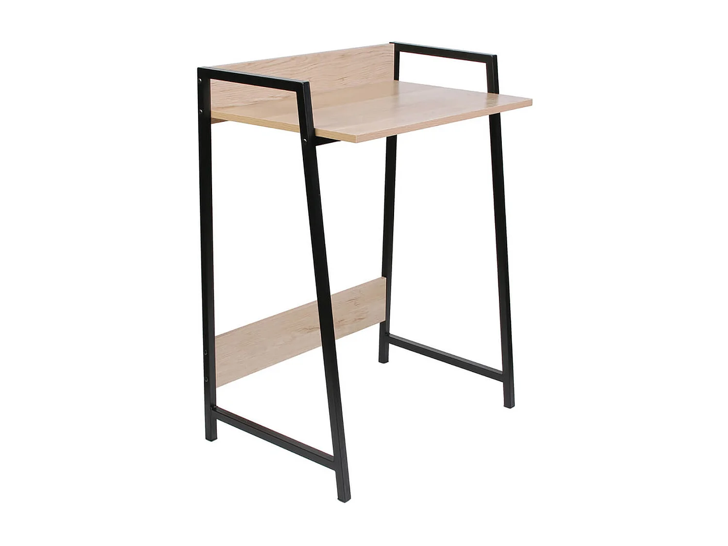 GREGG - Bureau Simple Piétement Métallique Noir