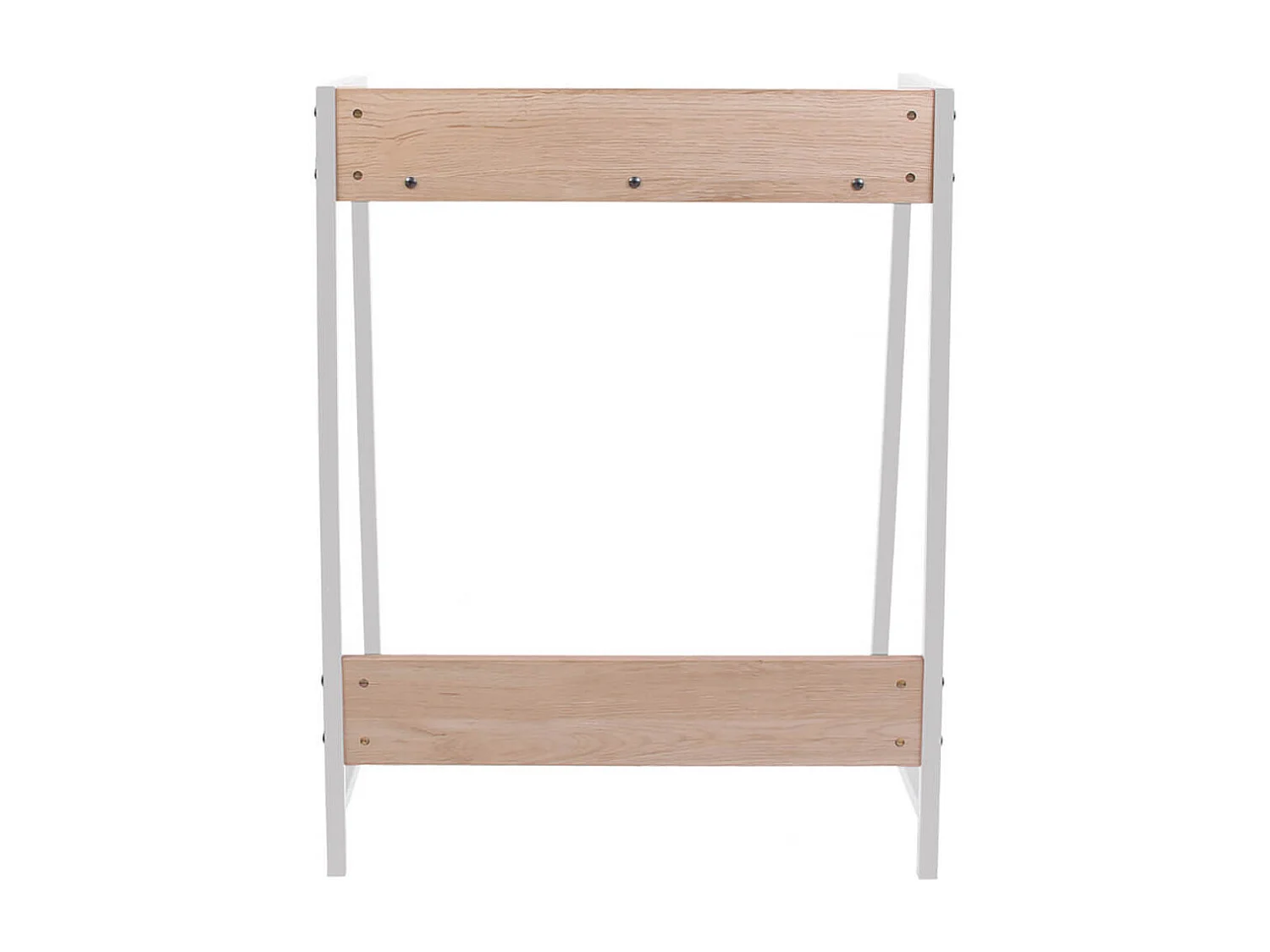 GREGG - Bureau Simple Piétement Métallique Blanc