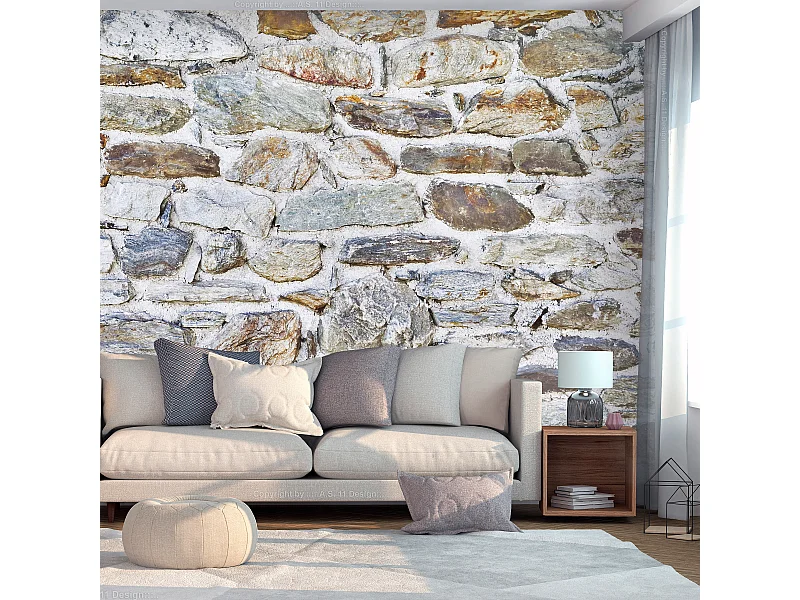 Fotomurale adesivo - Stone Structure - 196x140