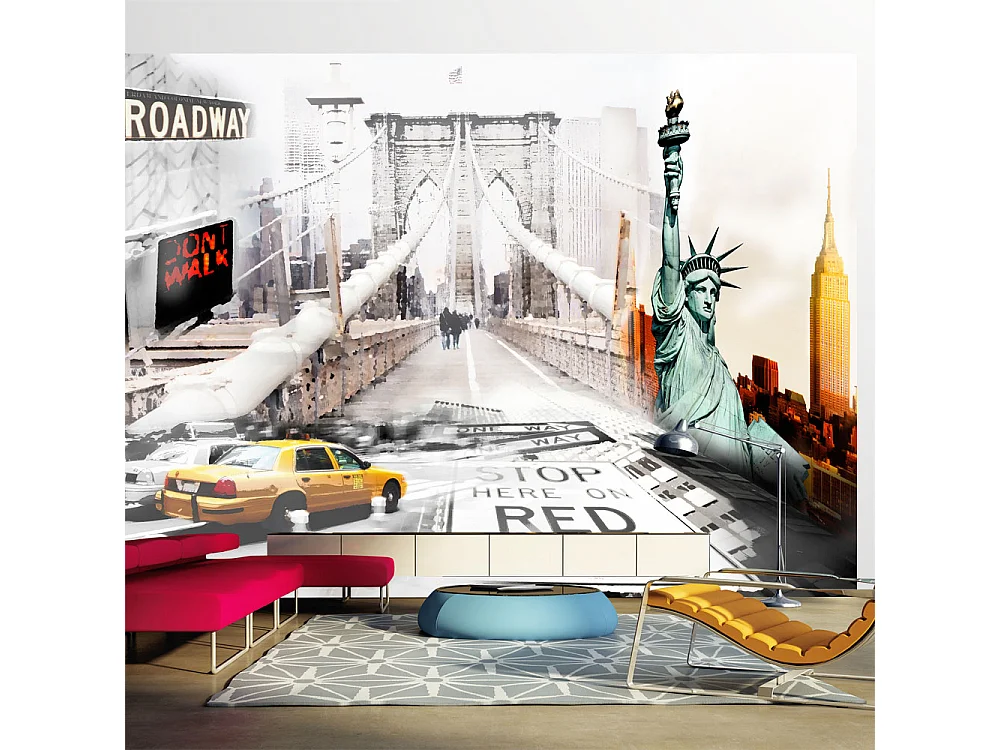Fotomurale - Vie di New York - 150x105