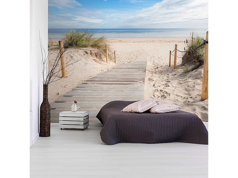 Fotomurale adesivo - Sulla spiaggia - 98x70