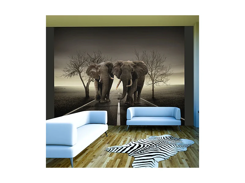 Fotomurale - Città degli elefanti - 250x193