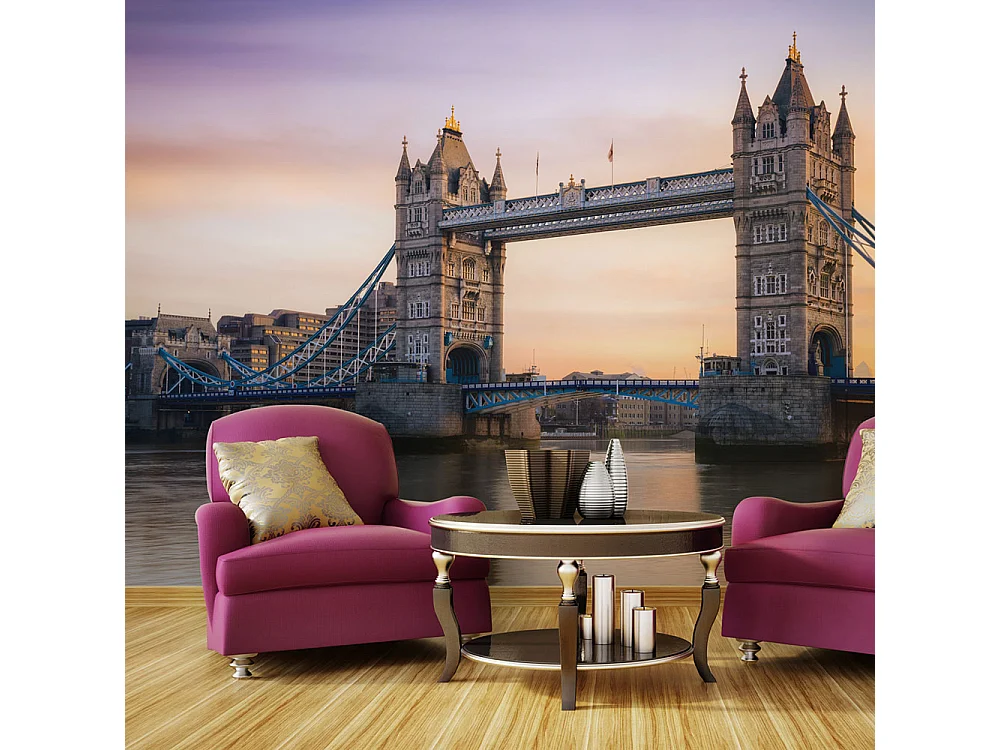Fotomurale - Alba sopra la Tower Bridge - 250x193