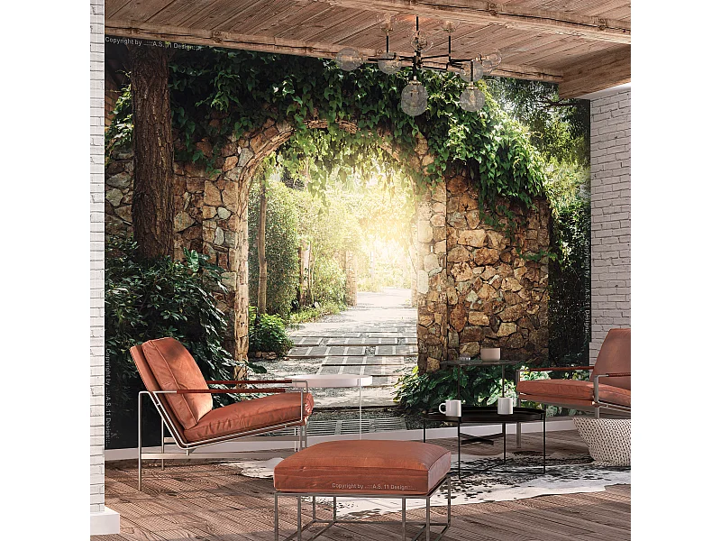 Fotomurale adesivo - Sunny Alley - 245x175