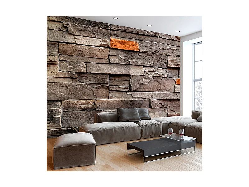 Fotomurale adesivo - Stony Bedrock - 245x175