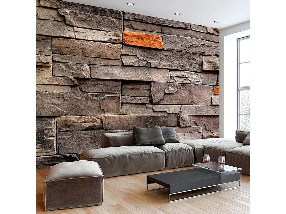 Fotomurale adesivo - Stony Bedrock - 245x175