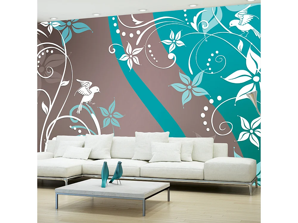 Fotomurale - fantasia floreale III - 300x210