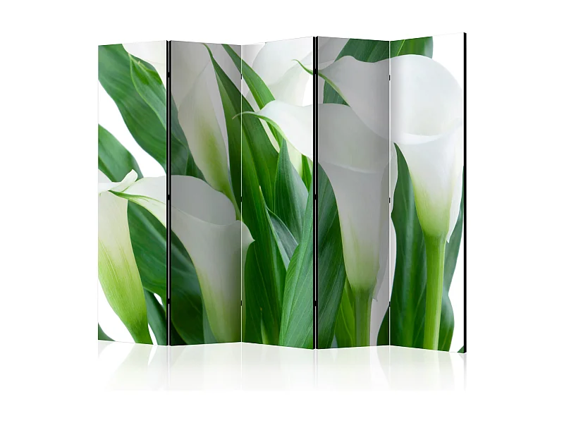 Paravento - bunch of flowers - callas II [Room Dividers] - 225x172