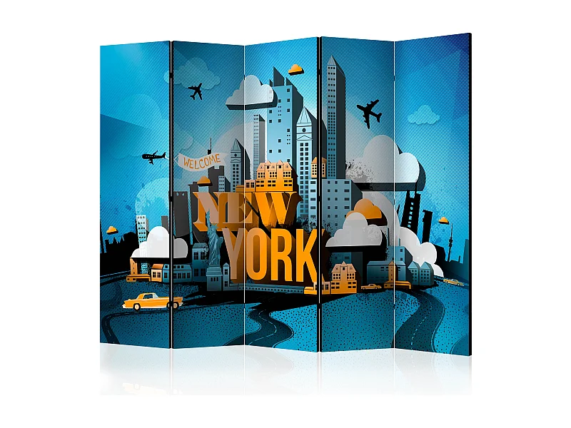Paravento - New York - welcome II [Room Dividers] - 225x172