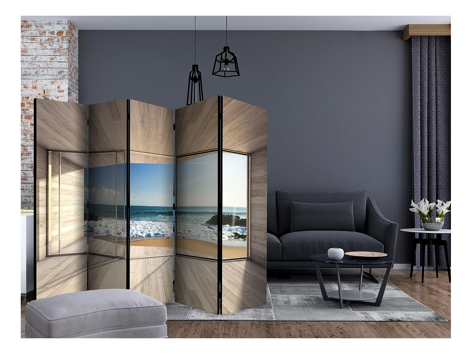 Paravento - Finding a Dream II [Room Dividers] - 225x172