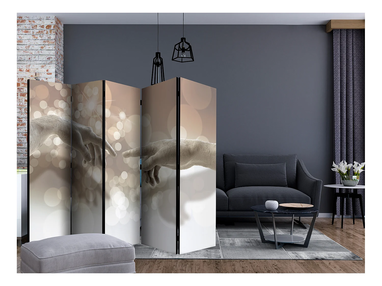 Paravento - Sensitive touch II [Room Dividers] - 225x172