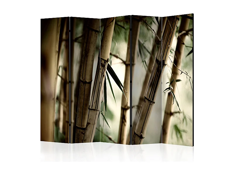 Paravento - Fog and bamboo forest II [Room Dividers] - 225x172