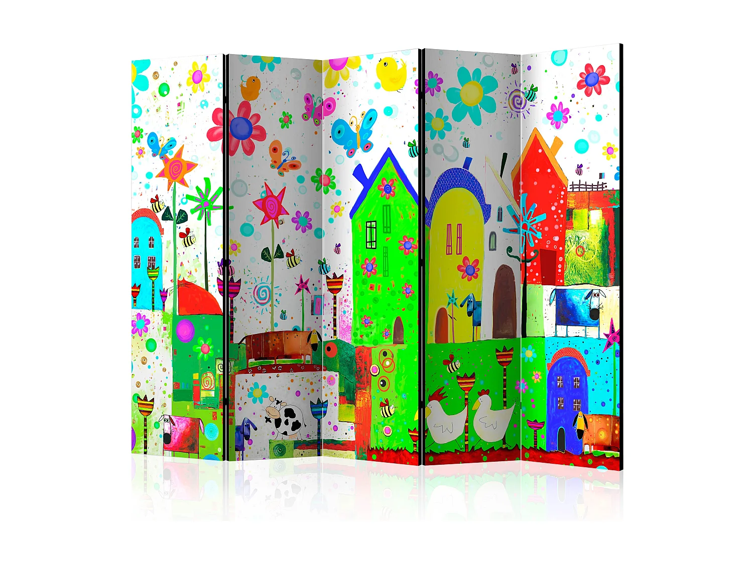 Paravento - Happy farm II [Room Dividers] - 225x172