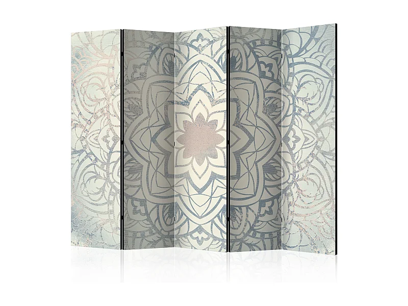 Paravento - Paravento: Mandala d'inverno II - 225x172