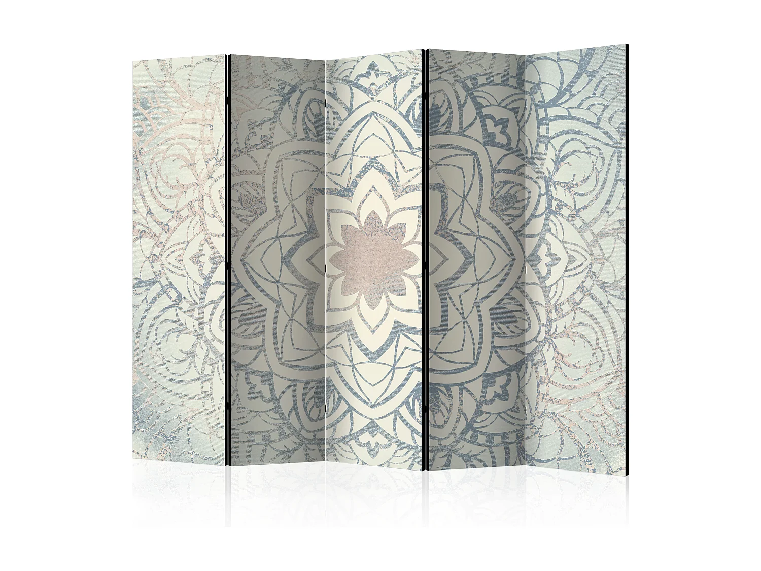 Paravento - Paravento: Mandala d'inverno II - 225x172