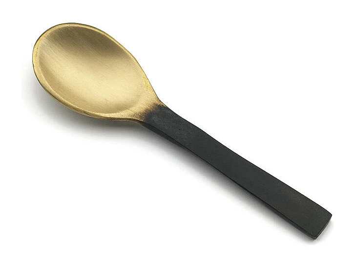 La Mini Cuillère À Sel - Noir Or - S
